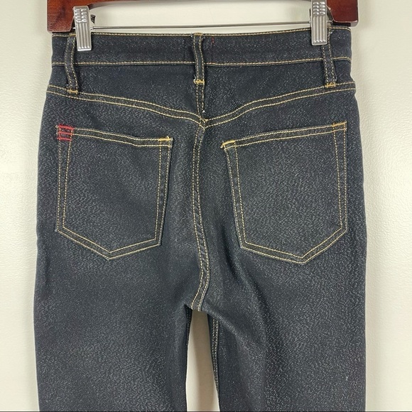 BDG Glitter Button Fly High Waisted Skinny Jeans Women’s Size 27 - Picture 7 of 10